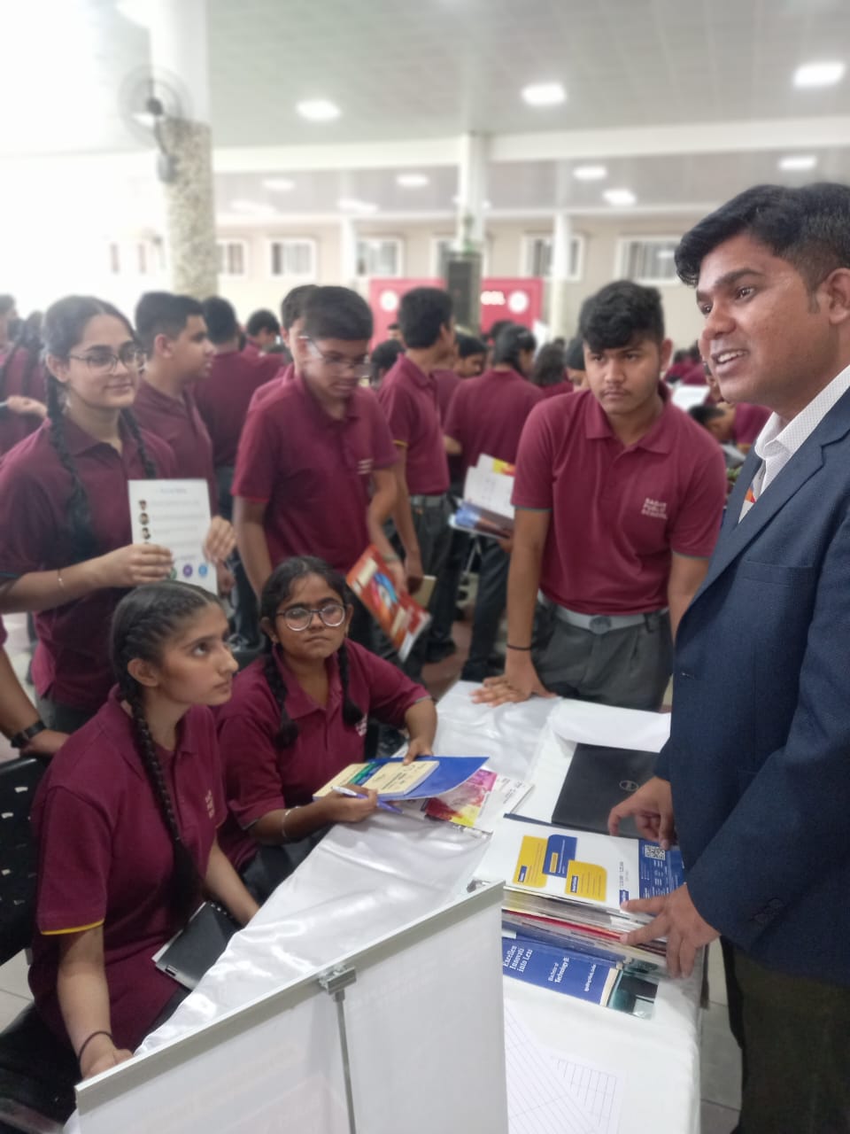 Sagarites of Classes X-XII attended a Career Fair